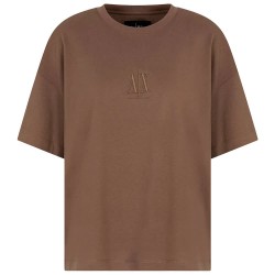 тениска,дамски,тениски,armani,exchange,xw001182,af15085,short,sleeve,t,shirt,brown