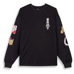 тениска,мъжки,тениски,grimey,lone,hand,long,sleeve,t,shirt,black