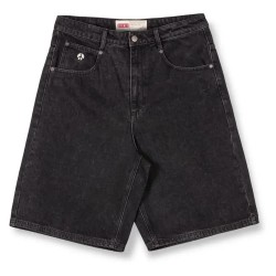 къси,панталони,мъжки,панталони,grimey,peace,within,the,watching,eyez,baggy,denim,shorts,black