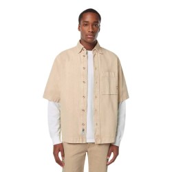 риза,с,къс,ръкав,мъжки,ризи,scotch,&,soda,180019,short,sleeve,shirt,desert,sand,(beige)