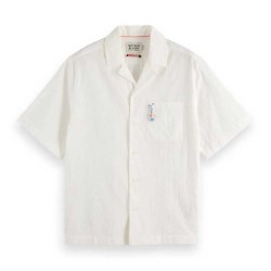 риза,с,къс,ръкав,мъжки,ризи,scotch,&,soda,180033,relaxed,fit,short,sleeve,shirt,white