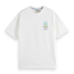 тениска,мъжки,тениски,scotch,&,soda,180050,relaxed,fit,short,sleeve,t,shirt,white