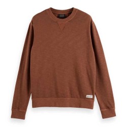 блуза,мъжки,пуловери,scotch,&,soda,180067,regular,fit,sweatshirt,cold,brew,(brown)