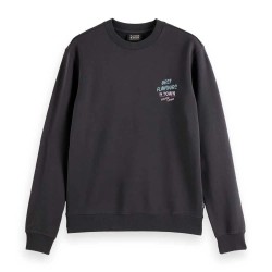 блуза,мъжки,пуловери,scotch,&,soda,180074,regular,fit,sweatshirt,black