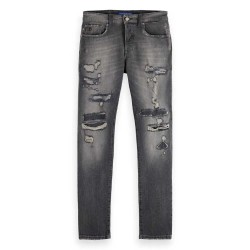 дънки,мъжки,панталони,scotch,&,soda,ralston,regular,slim,fit,jeans,shoreside,repair,(grey)