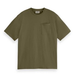 тениска,мъжки,тениски,scotch,&,soda,seasonal,core,3,crosses,loose,fit,short,sleeve,t,shirt,classic,green,(green)