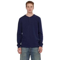 тениска,мъжки,тениски,scotch,&,soda,slub,henley,regular,fit,long,sleeve,t,shirt,blue