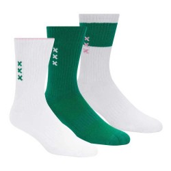 чорапи,мъжки,чорапи,scotch,&,soda,ss123275,crew,socks,3,pairs,white,(green,white)