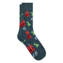 чорапи,мъжки,чорапи,scotch,&,soda,ss123426,crew,socks,green,(dark,green)