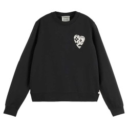 блуза,дамски,блузи,scotch,&,soda,artwork,regular,fit,sweatshirt,black