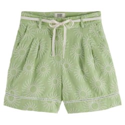 къси,панталони,дамски,панталони,scotch,&,soda,broderie,high,waist,shorts,green