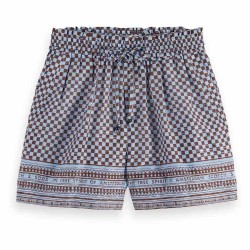 панталони,дамски,панталони,scotch,&,soda,lurex,high,waist,pants,blue