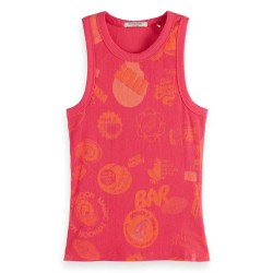 тениска,дамски,тениски,scotch,&,soda,u9a00644t,sleeveless,t,shirt,pink