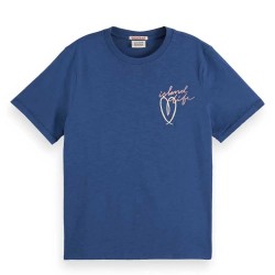 тениска,дамски,тениски,scotch,&,soda,u9a00652t,regular,fit,short,sleeve,t,shirt,blue