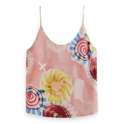 тениска,дамски,тениски,scotch,&,soda,u9a00723t,sleeveless,t,shirt,abstract,sun,pink,(pink)