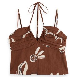 тениска,дамски,тениски,scotch,&,soda,u9a00700t,sleeveless,t,shirt,brown