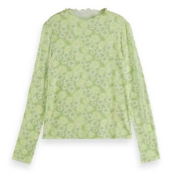 тениска,дамски,тениски,scotch,&,soda,u9b00658t,long,sleeve,t,shirt,green