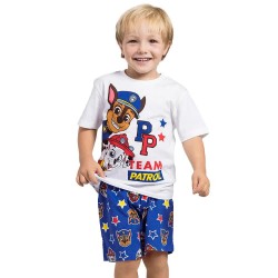 Тениска Paw patrol Paw patrol short sleeve pyjama T-shirt - White / Blue (Blue) тениска,детски,пижами,paw,patrol,paw,patrol,short,sleeve,pyjama,t,shirt,white,blue,(blue)