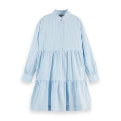 рокля,детски,поли,и,рокли,scotch,&,soda,179328,long,sleeve,short,dress,blue