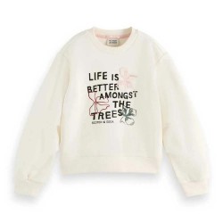 блуза,детски,блузи,scotch,&,soda,179339,relaxed,fit,sweatshirt,beige