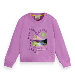 блуза,детски,блузи,scotch,&,soda,179345,regular,fit,sweatshirt,iris,pink