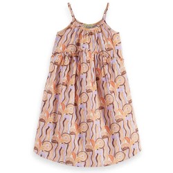 рокля,детски,поли,и,рокли,scotch,&,soda,179392,dress,palm,swirl,ecru,(multicolor)