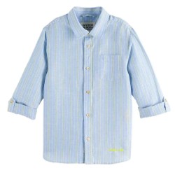 риза,с,дълъг,ръкав,детски,ризи,scotch,&,soda,180353,long,sleeve,shirt,blue