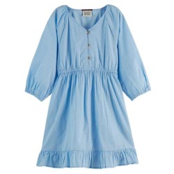 рокля,детски,поли,и,рокли,scotch,&,soda,180555,long,sleeve,long,dress,blue