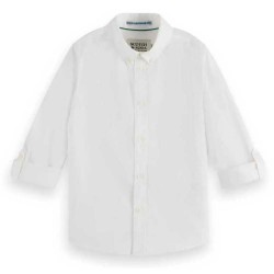 риза,с,дълъг,ръкав,детски,ризи,scotch,&,soda,occasional,dobby,long,sleeve,shirt,white,(white)