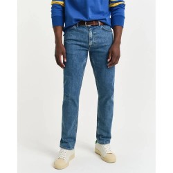 дънки,мъжки,панталони,gant,1000423,jeans,blue