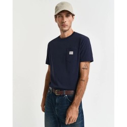тениска,мъжки,тениски,gant,2003306,short,sleeve,t,shirt,blue
