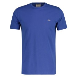 тениска,мъжки,тениски,gant,2013033,short,sleeve,t,shirt,blue,(rich,blue)