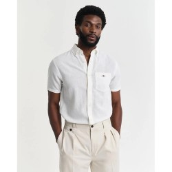 риза,с,къс,ръкав,мъжки,ризи,gant,3250083,short,sleeve,shirt,white,(white)
