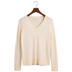 блуза,мъжки,пуловери,дамски,пуловери,gant,4800400,v,neck,sweater,beige,(cream)