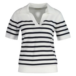 дамски,блузи,с,яка,gant,4800404,short,sleeve,polo,white,(cream)