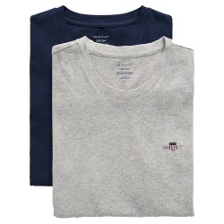 тениска,детски,тениски,gant,900005008,short,sleeve,t,shirt,2,units,light,grey,mel,navy,(blue,grey)