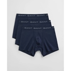 боксерки,мъжко,бельо,gant,900023004,boxers,3,units,marine,(blue)