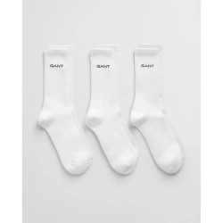 чорапи,мъжки,чорапи,gant,9960262,socks,3,pairs,white,(white)
