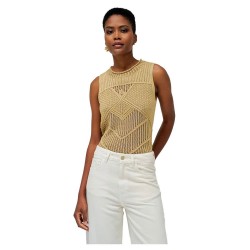 тениска,дамски,тениски,salsa,jeans,21010550,sleeveless,t,shirt,beige