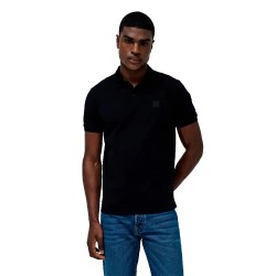 дънки,мъжки,блузи,с,яка,salsa,jeans,basic,regular,fit,short,sleeve,polo,black,(black)