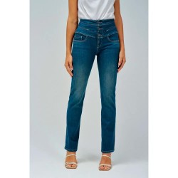 дънки,дамски,панталони,salsa,jeans,diva,flare,fit,jeans,greencast,(blue)