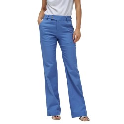 дънки,дамски,панталони,salsa,jeans,chino,flare,fit,high,waist,pants,blue