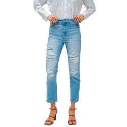 дънки,дамски,панталони,salsa,jeans,true,cropped,slim,fit,jeans,blue