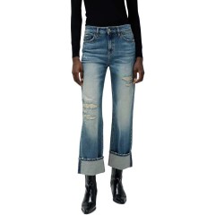 дънки,дамски,панталони,salsa,jeans,true,straight,fit,jeans,blue