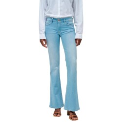 дънки,дамски,панталони,salsa,jeans,wonder,push,up,flare,fit,jeans,light,wash,(blue)