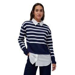 блуза,дамски,блузи,salsa,jeans,twofer,sweatshirt,dark,blue,(blue)