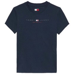 тениска,дамски,тениски,tommy,jeans,us,linear,slim,fit,short,sleeve,t,shirt,dark,night,navy,(blue)
