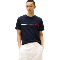 тениска,мъжки,тениски,tommy,hilfiger,chest,short,sleeve,t,shirt,desert,sky,(blue)