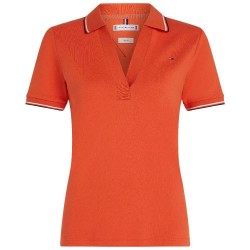 дамски,блузи,с,яка,tommy,hilfiger,open,slim,fit,short,sleeve,polo,orange