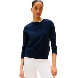 блуза,дамски,пуловери,дамски,плетени,дрехи,tommy,hilfiger,stitch,sweater,blue,(dark,night,navy,gs)